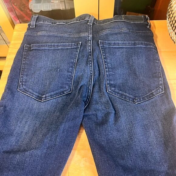 NWOT Express Denim Perfect Ankle High Rise Dark Wash Jeans Size 4 #JT2 - Picture 4 of 5